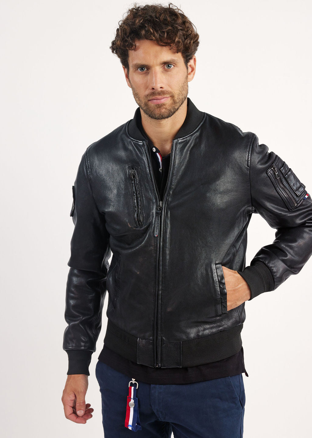 Blouson noir RICK ALPHA