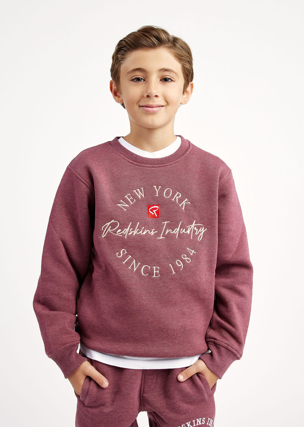 Sweatshirt bourgogne