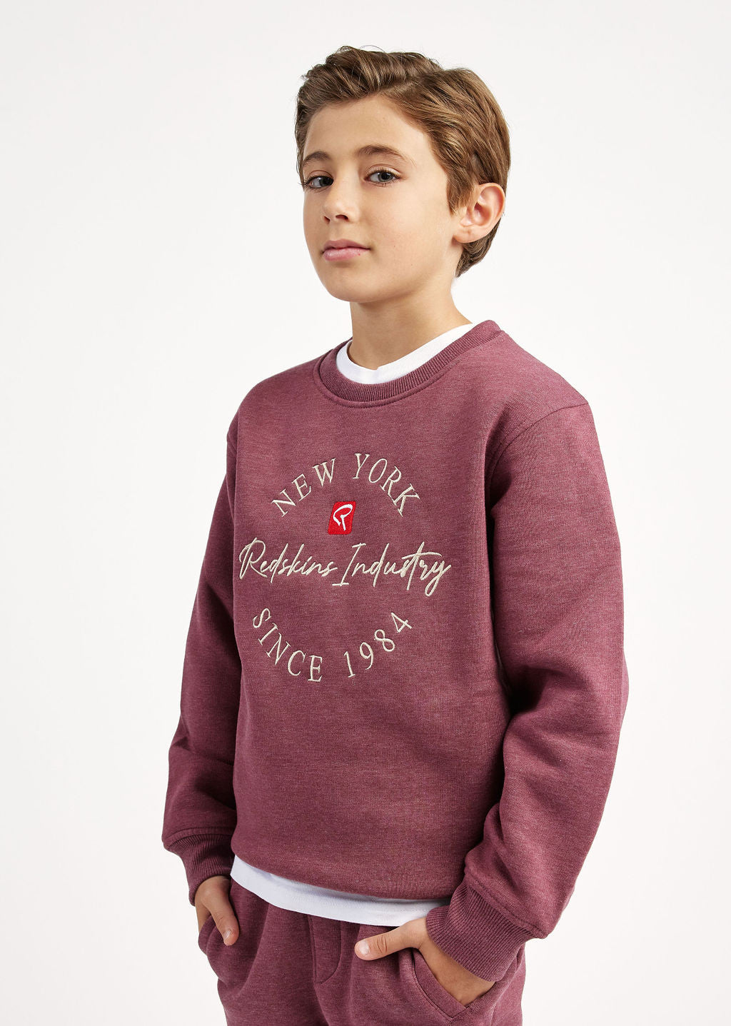 Sweatshirt bourgogne