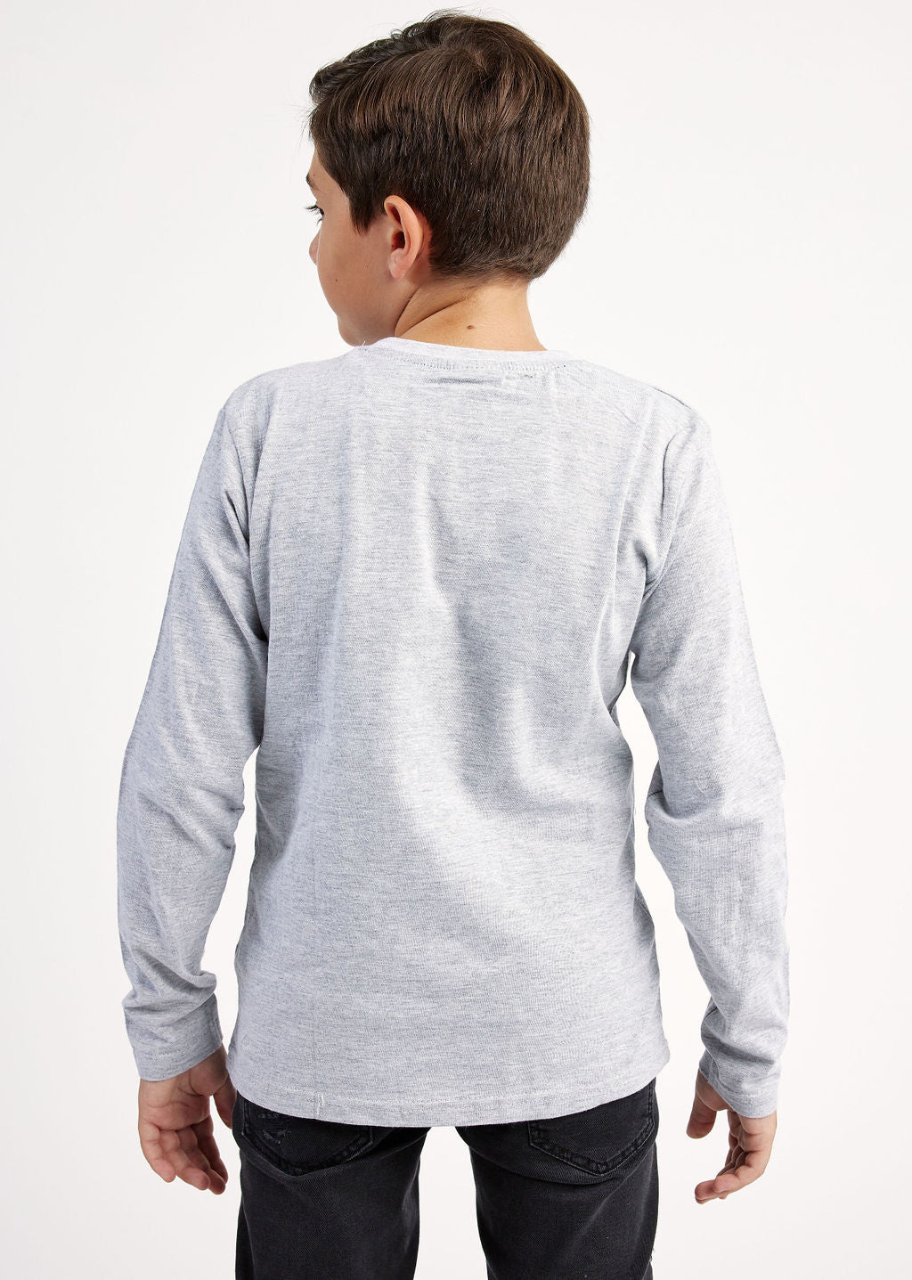T-shirt gris chiné