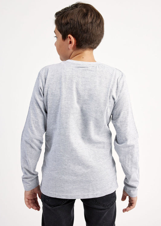 T-shirt gris chiné