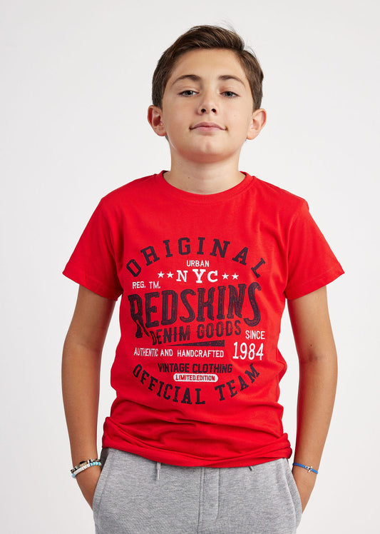 T-shirt enfant rouge