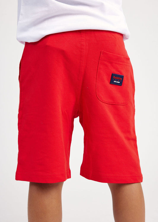 Jogging short enfant rouge