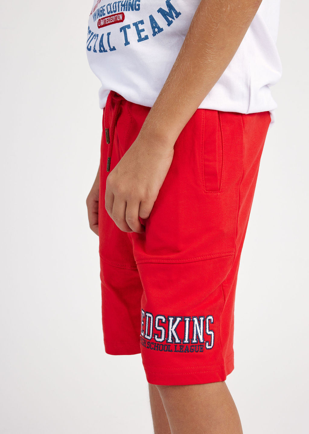Jogging short enfant rouge