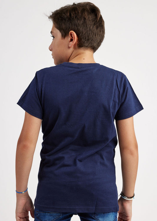 T-shirt enfant bleu marine