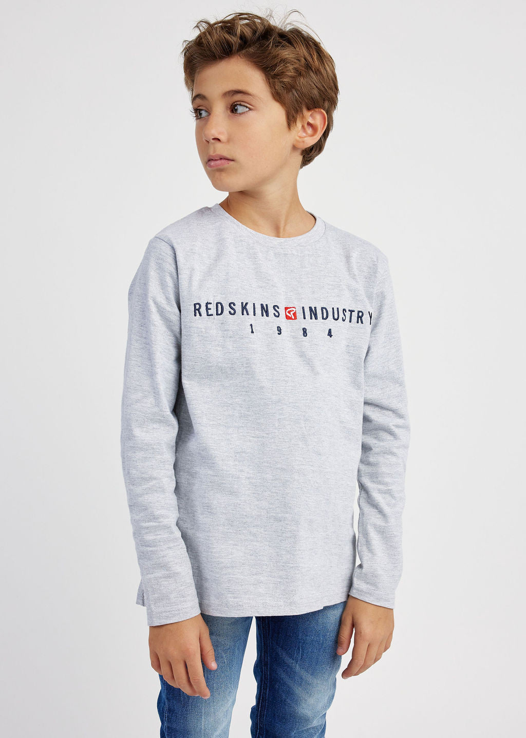 T-shirt 77425 gris chiné