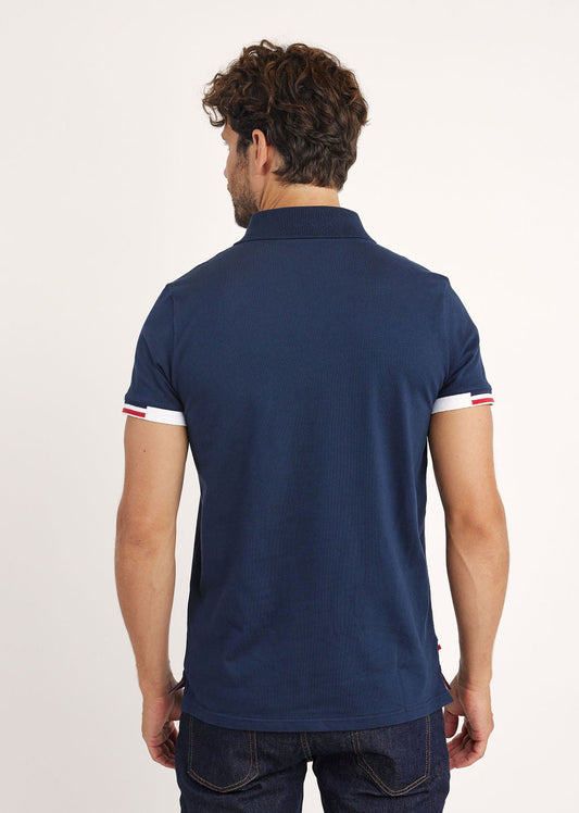Polo bleu marine AIGLE GARROS