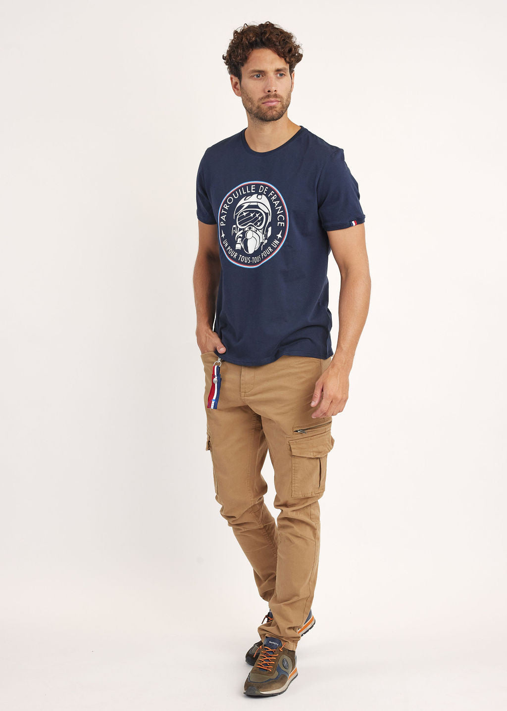 T-shirt VENDOME NATIONAL bleu marine