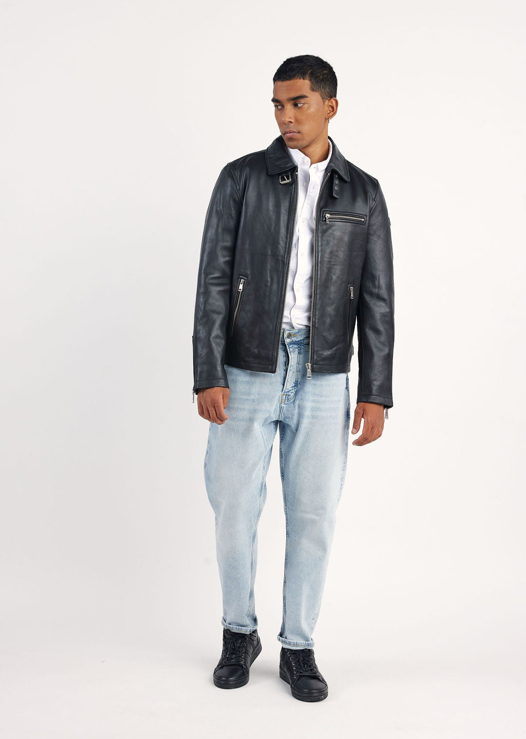 Cuir RIDER STONER noir