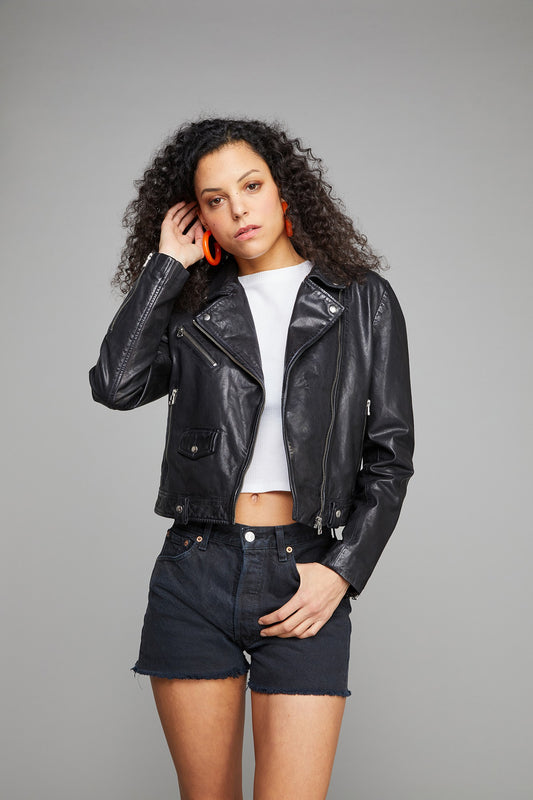 Blouson cuir MARTIN RETRO