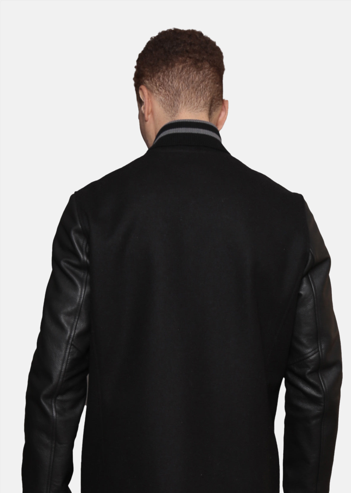 Veste en cuir noire / noire HANKS HATCH