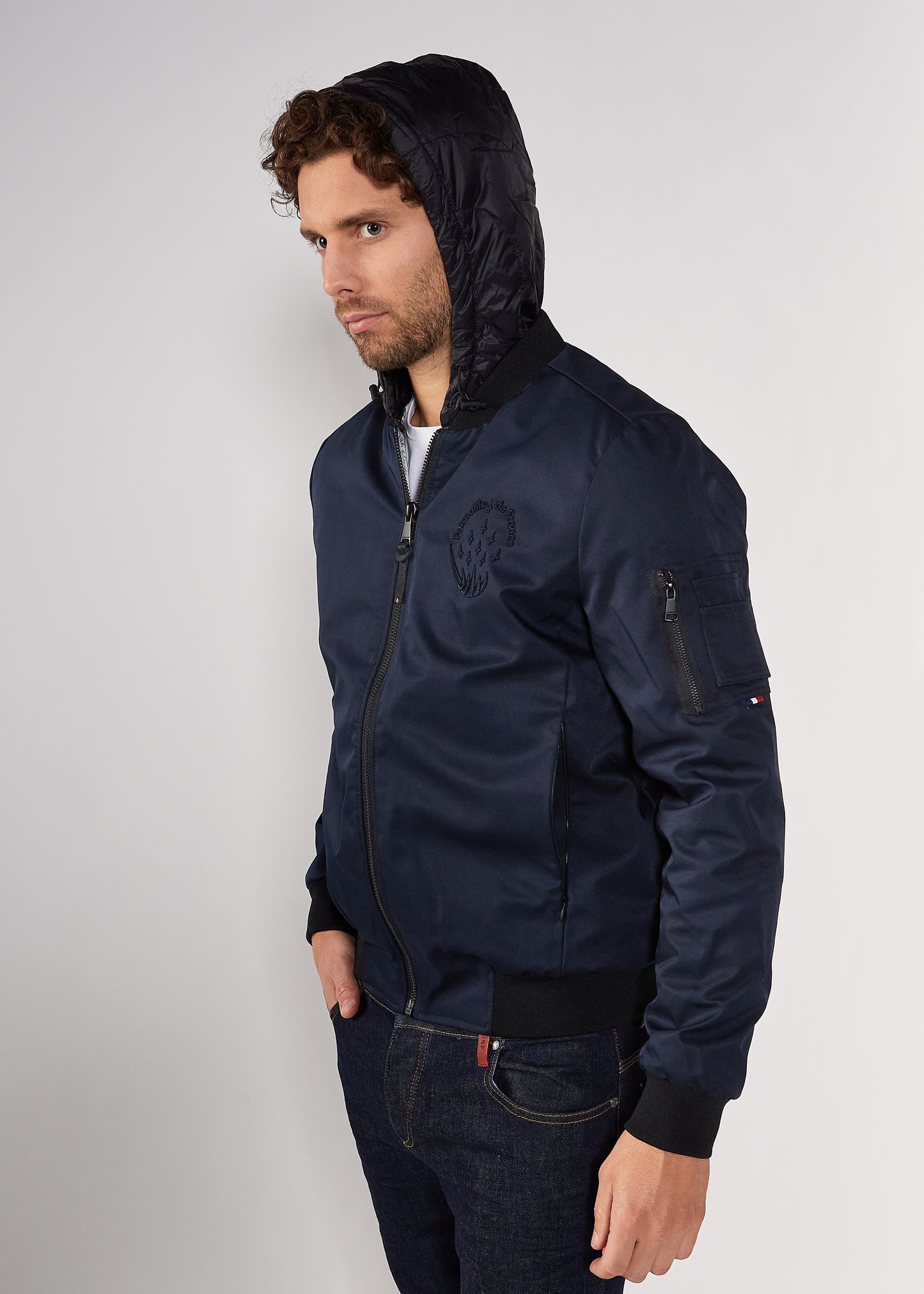 Blouson bleu marine foncé CHALLENGER STOCKHOLM
