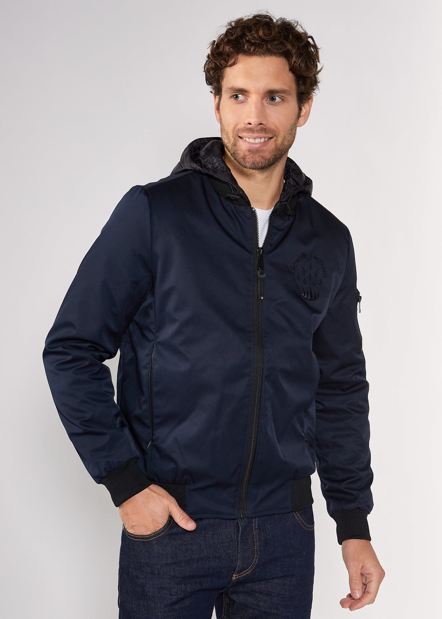 Blouson bleu marine foncé CHALLENGER STOCKHOLM