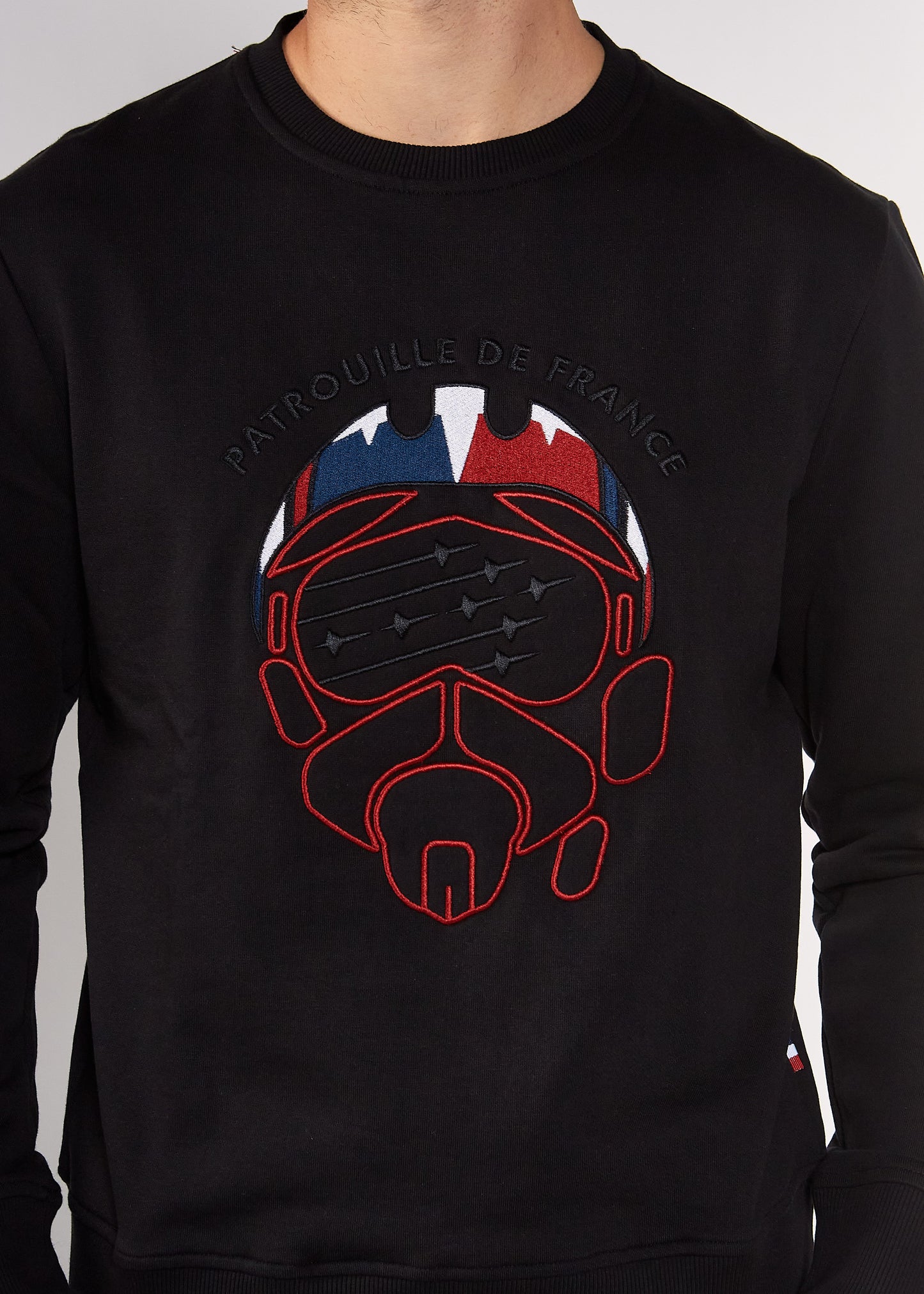 Sweatshirt noir MASK PRIVATE
