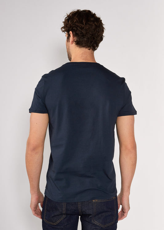 T-shirt bleu marine CASK NATIONAL
