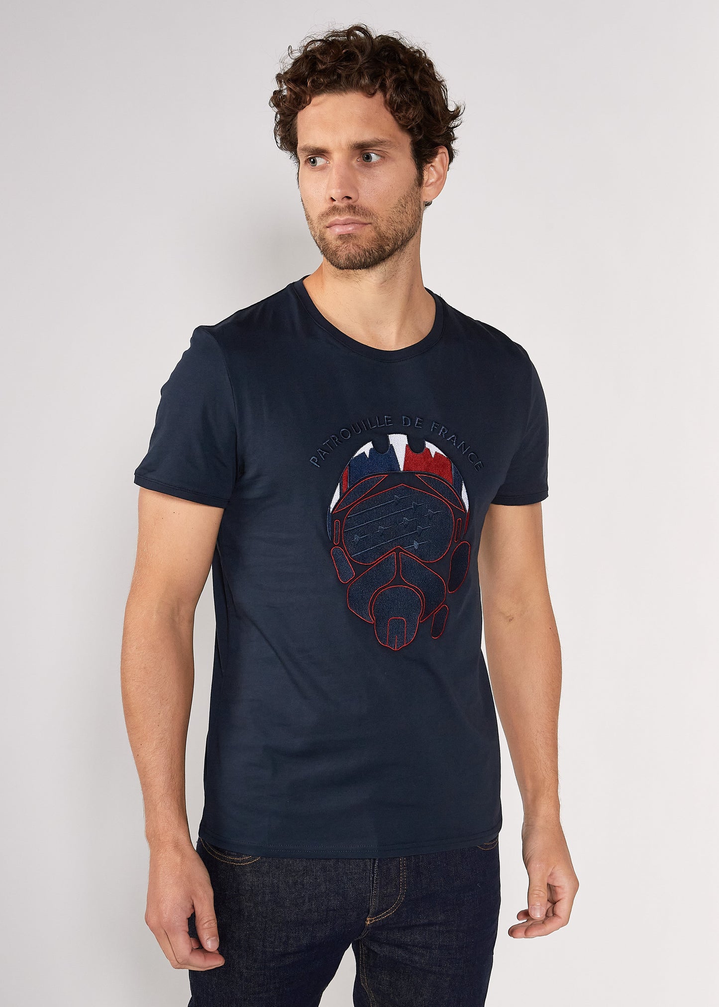T-shirt bleu marine CASK NATIONAL