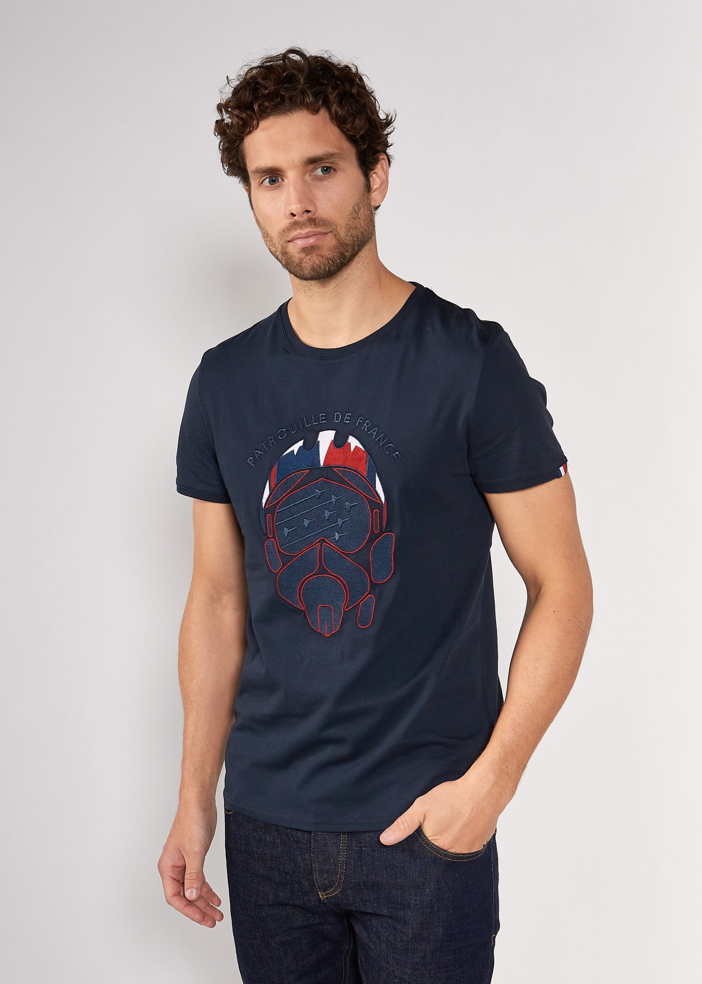 T-shirt bleu marine CASK NATIONAL