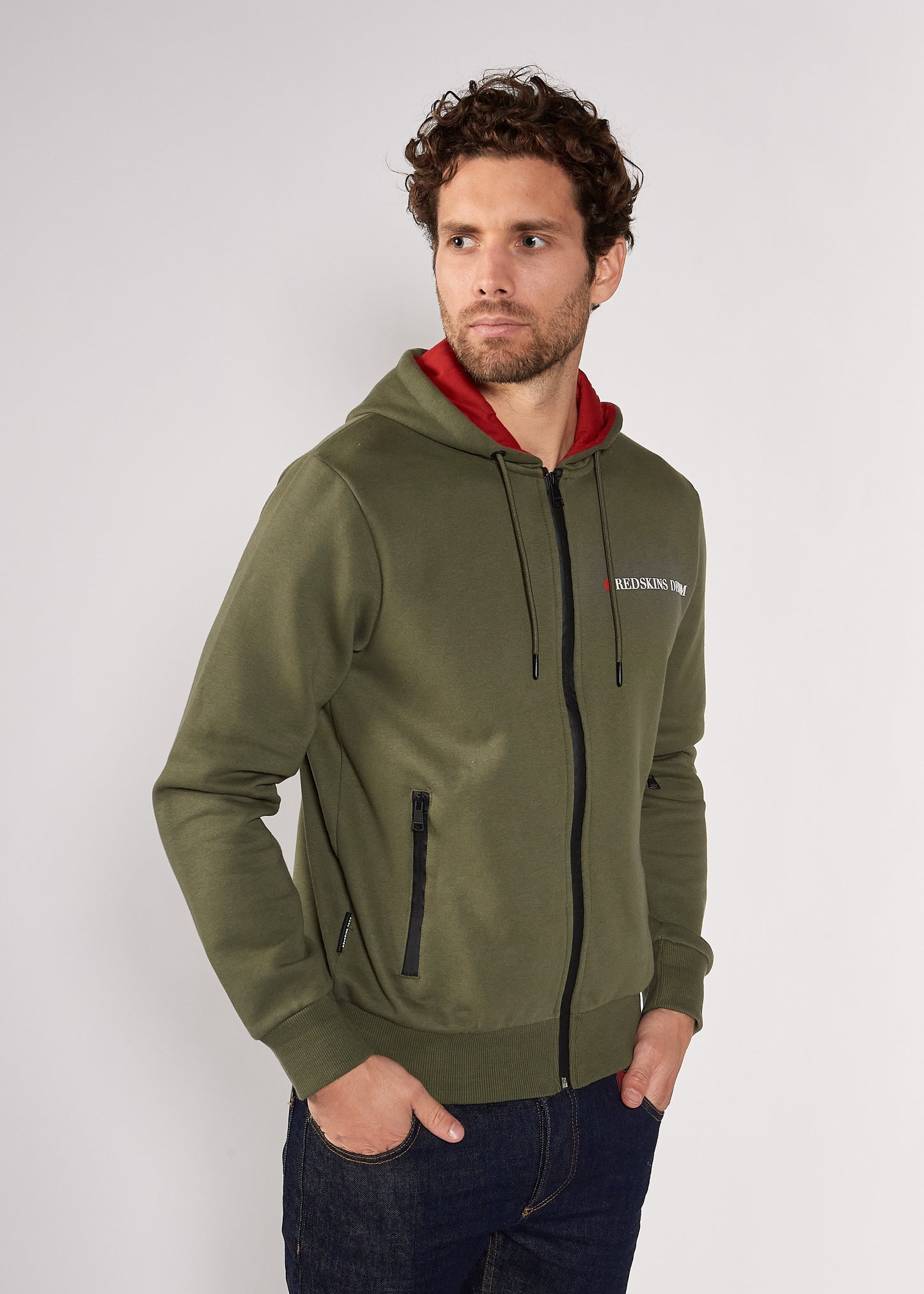 Sweatshirt kaki ANDERSON SMASH