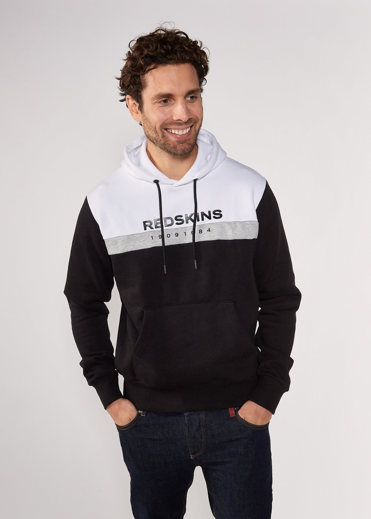 Sweatshirt noir / blanc BERGUSON POSTER