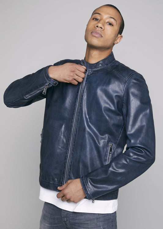 Blouson cuir MCQUEEN RETRO