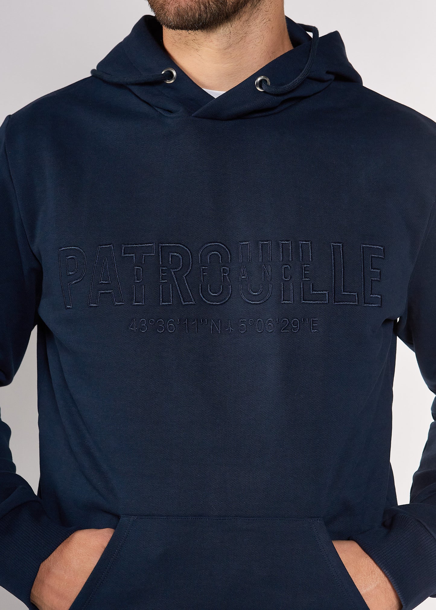 Sweatshirt bleu marine MAGNETO FRENCH