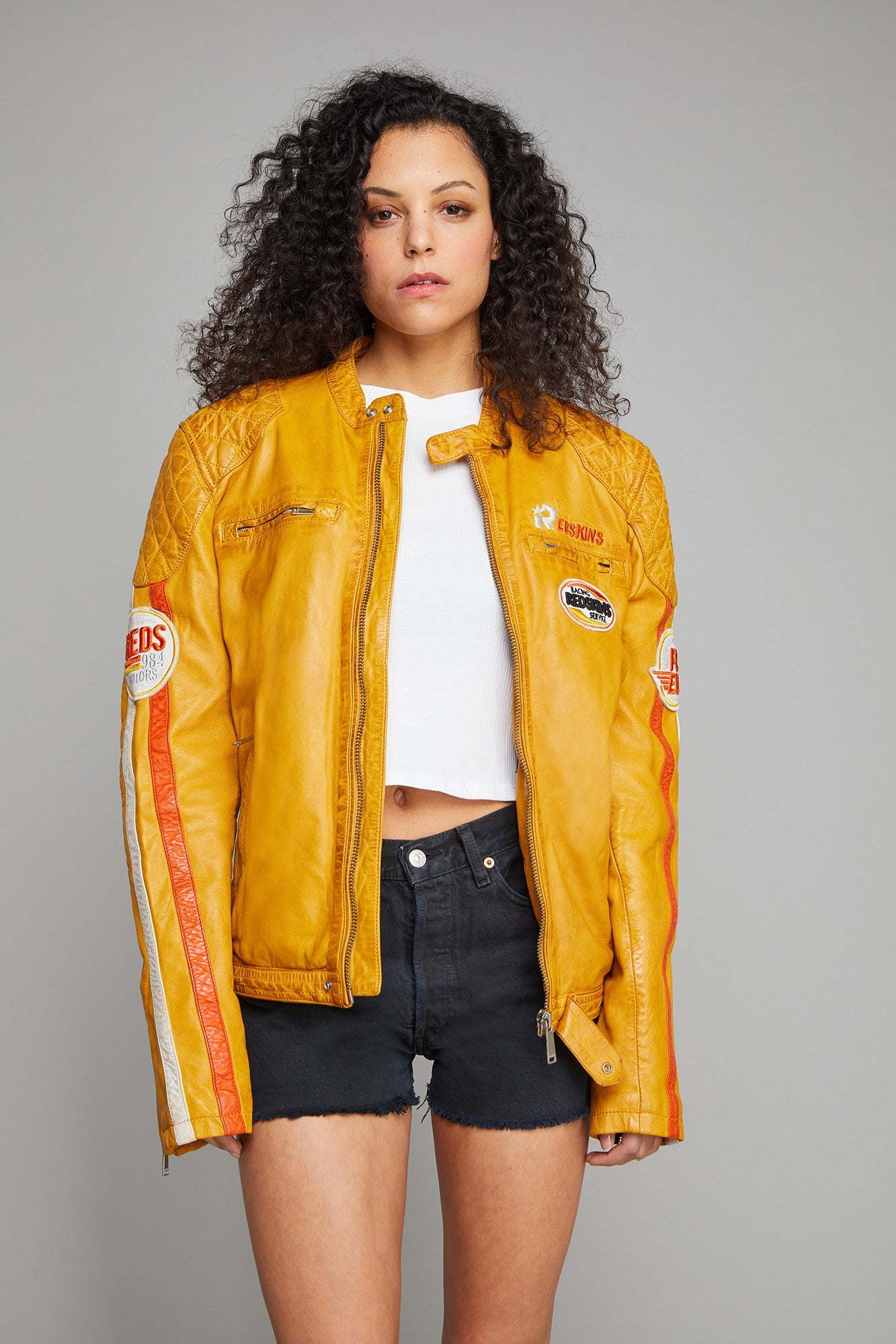 Blouson cuir unisexe RAFTER CALISTA 2