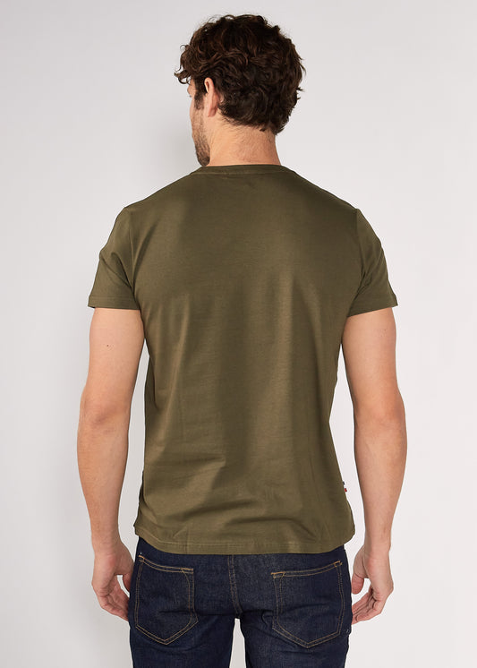 T-shirt manches courtes kaki PURE SELECT