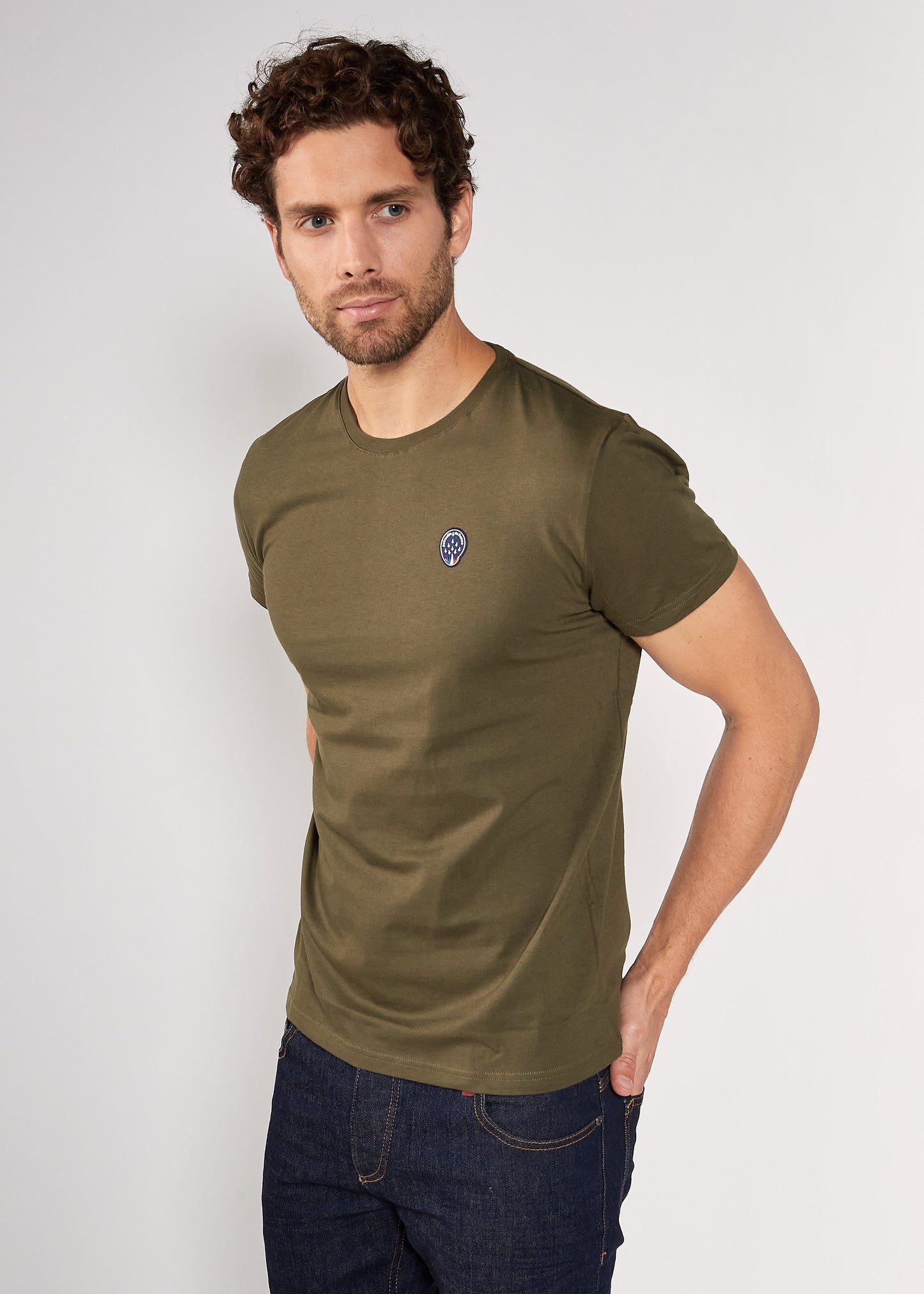 T-shirt manches courtes kaki PURE SELECT