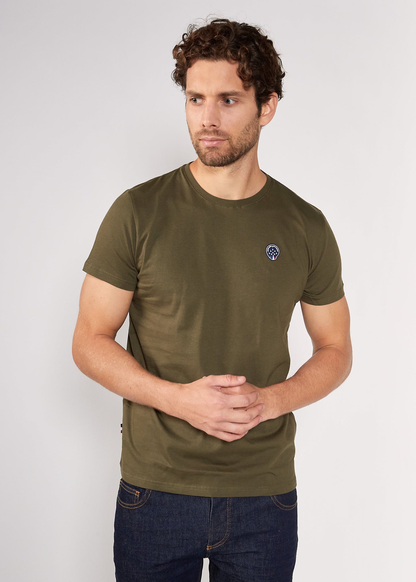 T-shirt manches courtes kaki PURE SELECT