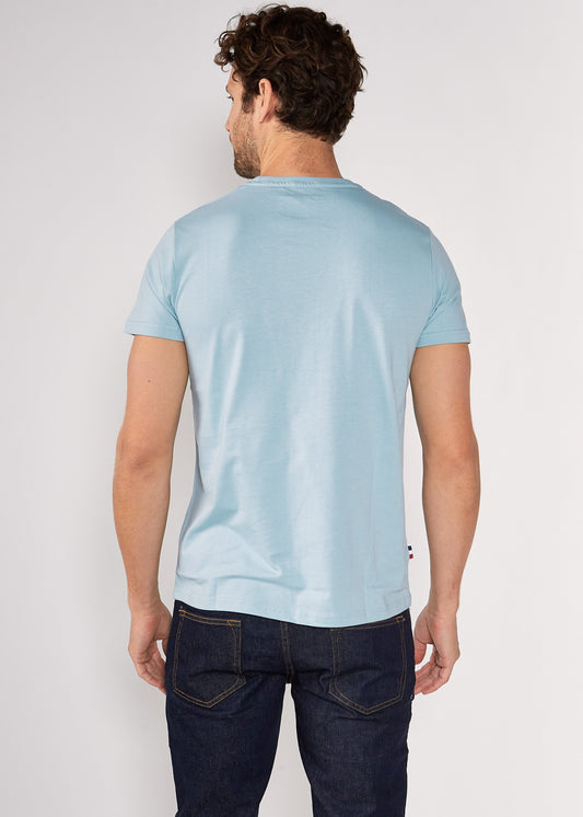 T-shirt manches courtes bleu ciel PURE SELECT