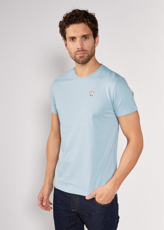T-shirt manches courtes bleu ciel PURE SELECT