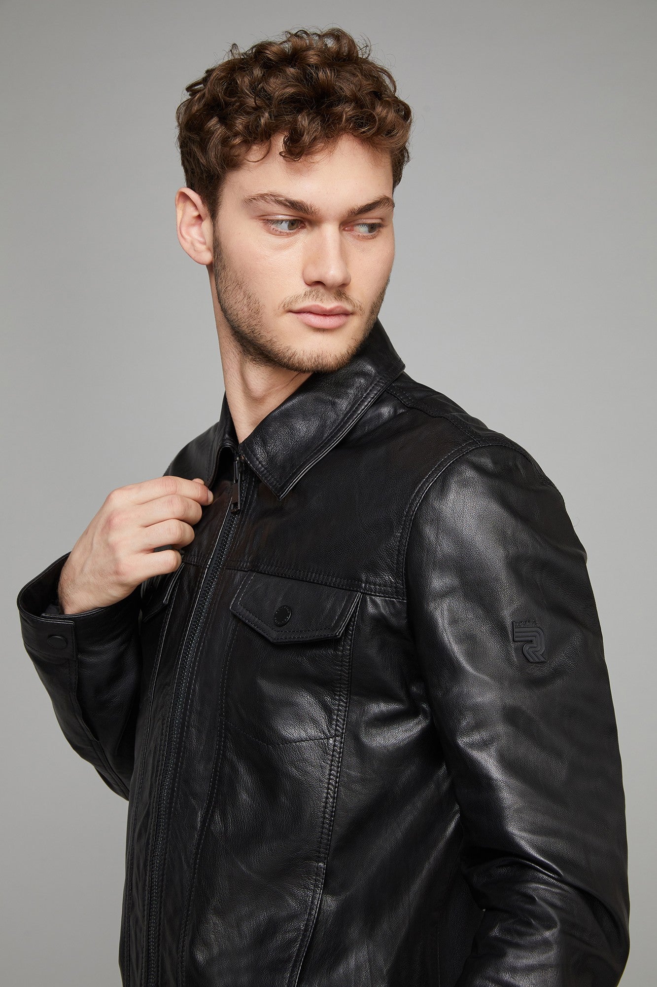Blouson cuir TRUCK CHANCE