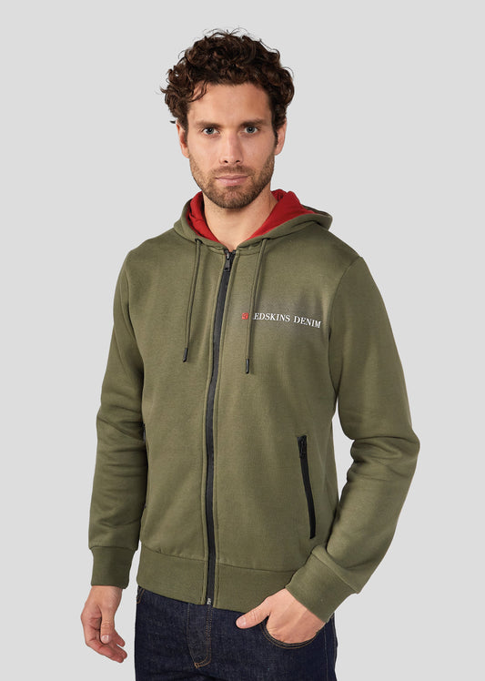 Sweatshirt kaki ANDERSON SMASH