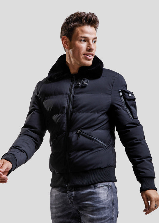 Blouson noir HANDED SONOS