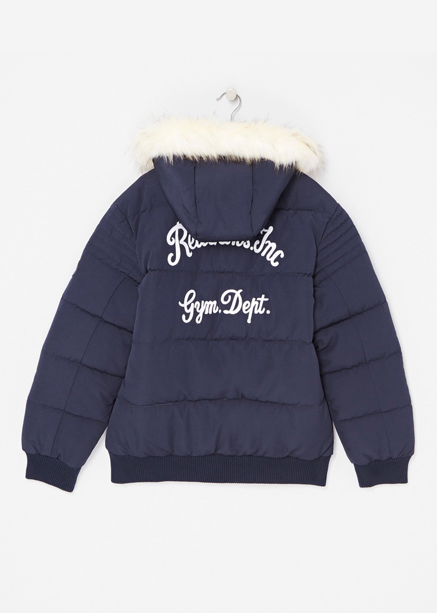 Doudoune bleue marine