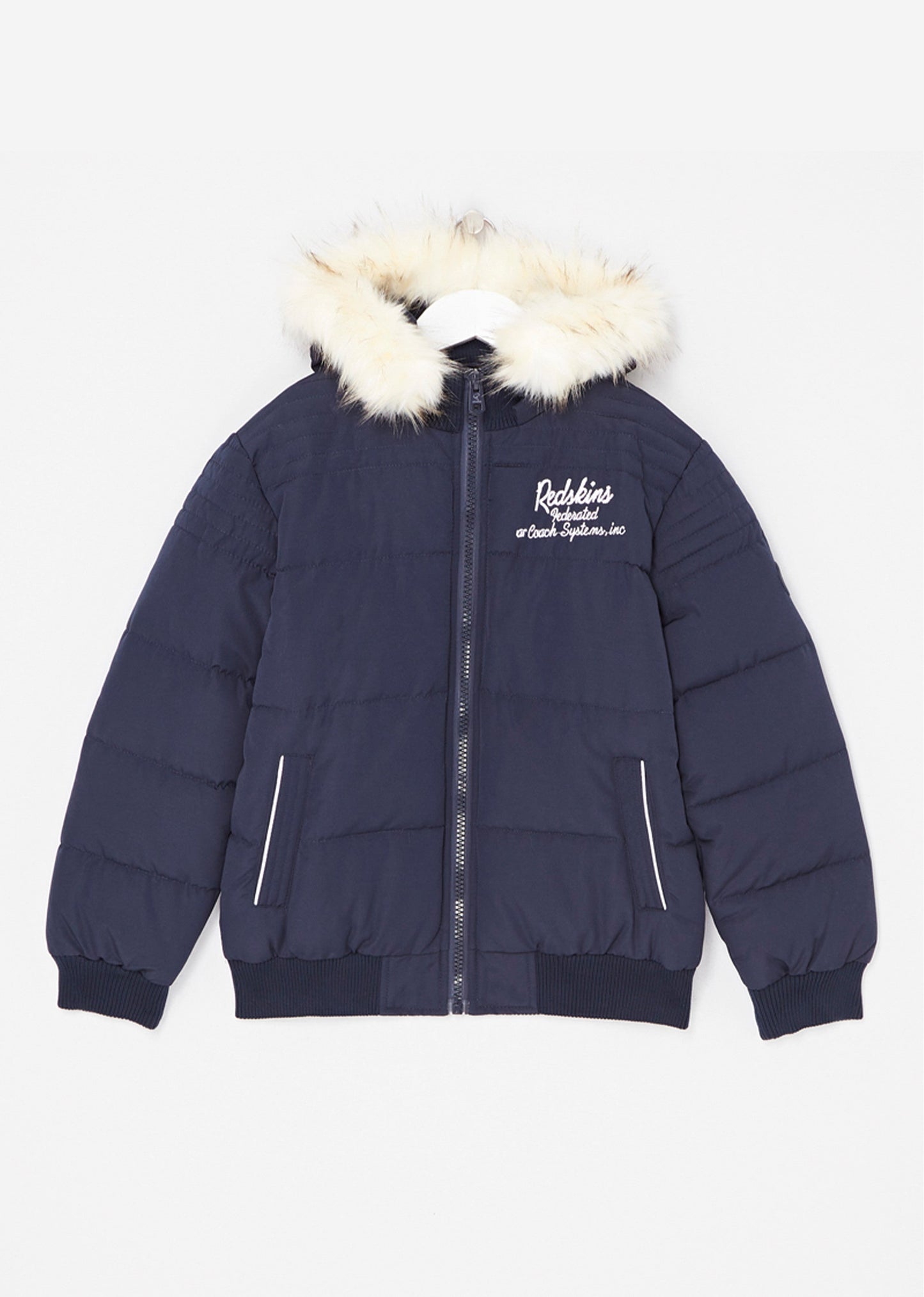 Doudoune bleue marine