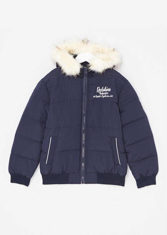 Doudoune bleue marine