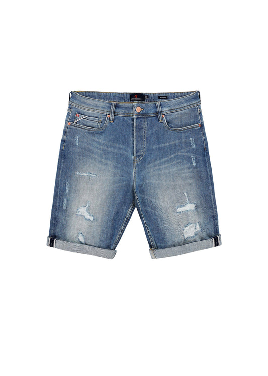 Short bleu royal LUCIANCO FRIPE