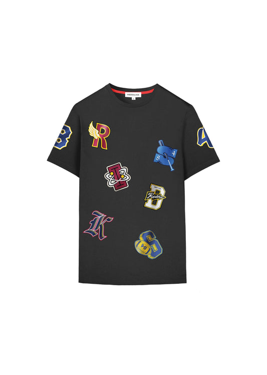 T-shirt manches courtes noir SHAKUR YARD