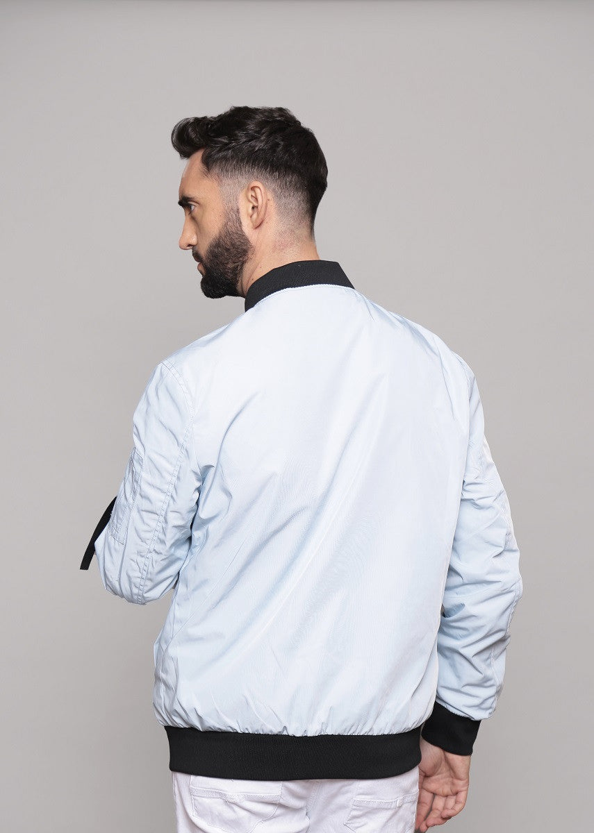 Blouson bleu clair BRADE PEET