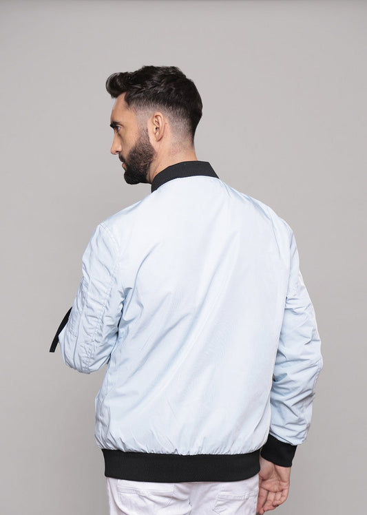Blouson bleu clair BRADE PEET