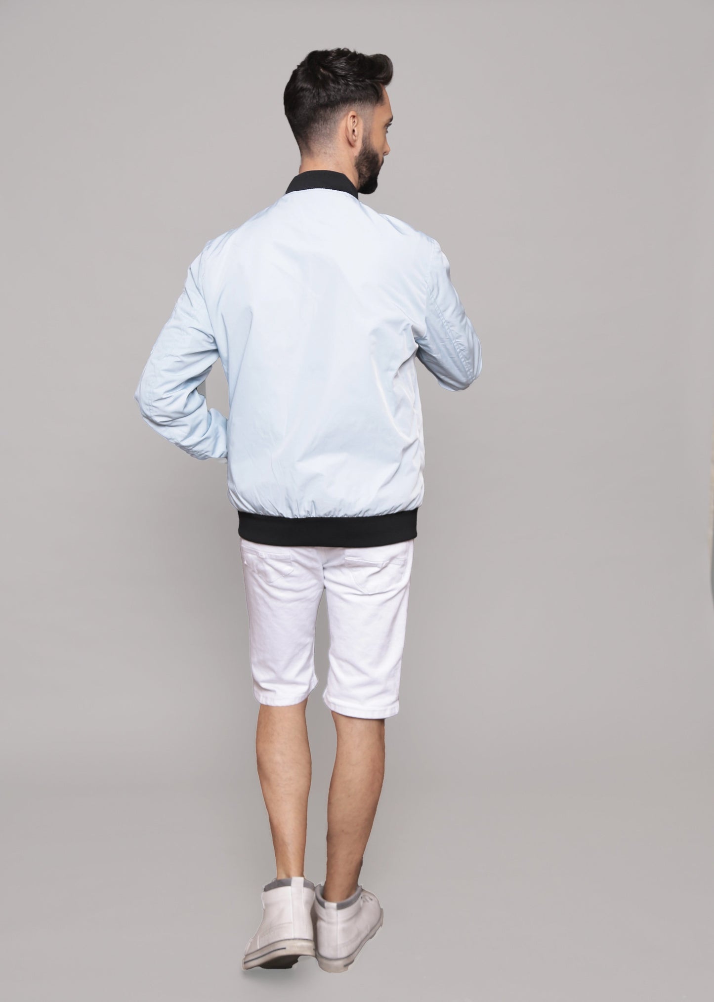 Blouson bleu clair BRADE PEET