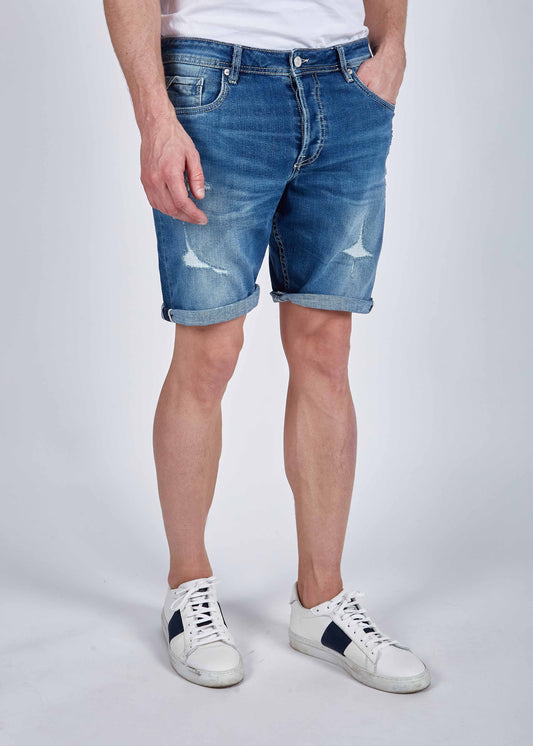 Short bleu royal LUCIANCO FRIPE