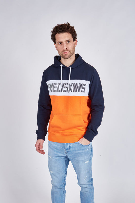 Sweatshirt jaune / marine AMERO COMPACT