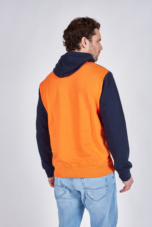 Sweatshirt jaune / marine AMERO COMPACT