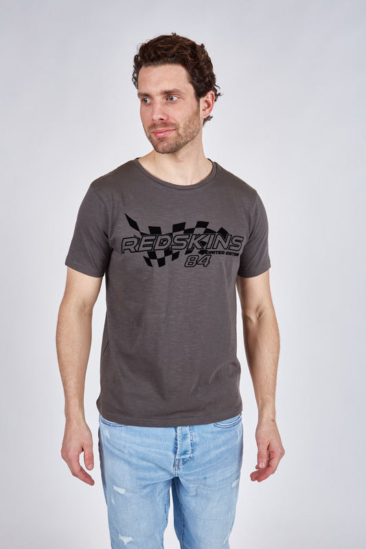 T-shirt manches courtes carbone TROHPY SLUBB