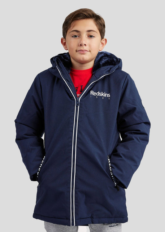 Doudoune bleue marine