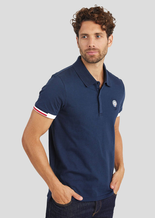 Polo bleu marine AIGLE GARROS