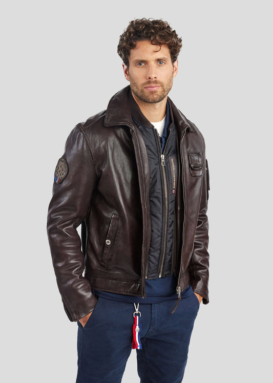 Cuir marron JAEGGER ALPHA