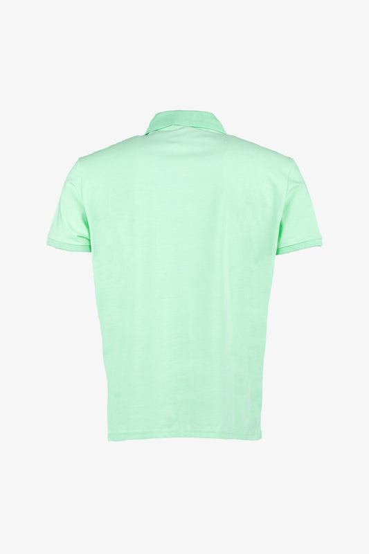 Polo manches courtes vert / vert CACH CALDER